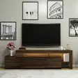 TV-bänk Hanah Home Beliz Valnöt Spånskiva 192x53x37 cm - TV-bänkar - 8683743316038 - 2