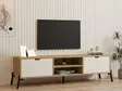 TV-bänk Hanah Home Nost Ek Vit Spånskiva 160x41x40 cm - TV-bänkar - 8683743027538 - 2