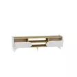 TV-bänk Hanah Home Mindy Tv 160 Safir Vit Spånskiva 160x40x45 cm - TV-bänkar - 8684282596608 - 6