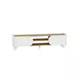 TV-bänk Hanah Home Mindy Tv 160 Safir Vit Spånskiva 160x40x45 cm - TV-bänkar - 8684282596608 - 1
