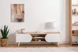TV-bänk Hanah Home Mindy Tv 160 Safir Vit Spånskiva 160x40x45 cm - TV-bänkar - 8684282596608 - 2