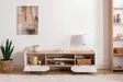 TV-bänk Hanah Home Mindy Tv 160 Safir Vit Spånskiva 160x40x45 cm - TV-bänkar - 8684282596608 - 3