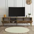 TV-bänk Hanah Home Exxen Ek Spånskiva 180x53x35 cm - TV-bänkar - 8683743796878 - 4