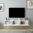 TV-bänk Hanah Home Denby Vit Spånskiva 160x29,6x31,4 cm - TV-bänkar - 8684283208708 - 5