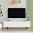 TV-bänk Hanah Home On1W Vit Spånskiva 160x45,1x35,5 cm - TV-bänkar - 8684282369028 - 4