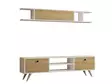 TV-bänk Hanah Home Italo Vit Furu Spånskiva 160x45x30 cm - TV-bänkar - 8681875158618 - 1