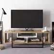 TV-bänk Hanah Home Asal Vit Spånskiva 119,4x40,2x35,2 cm - TV-bänkar - 8681875670318 - 3
