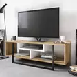 TV-bänk Hanah Home Asal Vit Spånskiva 119,4x40,2x35,2 cm - TV-bänkar - 8681875670318 - 2