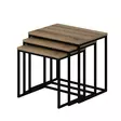 Nestingbord Hanah Home Evia Valnöt Spånskiva 55x50x40 cm 50x46x38 cm 45x42x36 cm - Möbler - 8683742465638 - 7