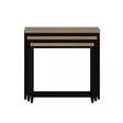 Nestingbord Hanah Home Evia Valnöt Spånskiva 55x50x40 cm 50x46x38 cm 45x42x36 cm - Möbler - 8683742465638 - 6