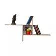 Vägghylla Hanah Home Raf 04 Tt 1 Ljus Valnöt Spånskiva 100x50x18 cm - Vägghyllor - 8684282333418 - 4