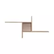 Vägghylla Hanah Home Raf 04 Tt 1 Ljus Valnöt Spånskiva 100x50x18 cm - Vägghyllor - 8684282333418 - 6