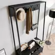 Hallmöbel Hanah Home Devin Svart Spånskiva Marmormönster 94x180x35,3 cm - Hallskåp - 8682870664418 - 4