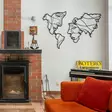 Väggdekor Metall Wallity Suret Two Svart Metall 100x64 cm - Dekorationer, prydnadsföremål - 8682870956278 - 3