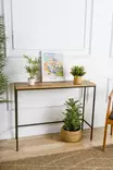 Sideboard Hanah Home Canvas Svart Spånskiva 100x80x30 cm - Sidobord och extrabord - 8683742474838 - 2