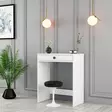 Sminkbord Hanah Home Lizbon Vit Spånskiva 70x40x84,7 cm - Toalettbord - 8684282088578 - 3