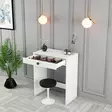 Sminkbord Hanah Home Lizbon Vit Spånskiva 70x40x84,7 cm - Toalettbord - 8684282088578 - 4