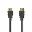 Ultra High Speed HDMI kabel | HDMI Kontakt | HDMI Kontakt | 8K@60Hz | 48 Gbps | 1.00 m | Rund | 6.0 mm | Svart | Label - HDMI-kablar - 5412810427208 - 1