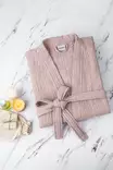 Kimono Mijölnir Puderrosa 100% Bomull 4 Lagers Musselintyg S/M - Handdukar - 8683342758208 - 3