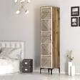 Garderob Hanah Home Kumsal P Valnöt Vit Spånskiva 40x47,5x201,4 cm - Garderober - 8684282088738 - 6