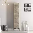 Garderob Hanah Home Kumsal P Valnöt Vit Spånskiva 40x47,5x201,4 cm - Garderober - 8684282088738 - 2