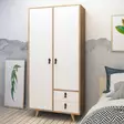 Garderob Hanah Home Musso Ek Spånskiva 100x190x52 cm - Garderober - 8681875207538 - 2