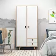 Garderob Hanah Home Musso Ek Spånskiva 100x190x52 cm - Garderober - 8681875207538 - 3