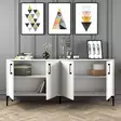 Konsolbord Hanah Home Kiev Vit Spånskiva 180x78x35 cm - Byråer och skåp - 8683342460958 - 3