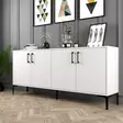 Konsolbord Hanah Home Kiev Vit Spånskiva 180x78x35 cm - Byråer och skåp - 8683342460958 - 4