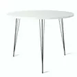 Matbord Hanah Home Sandalf Vit Spånskiva 90x75x90 cm - Bord - 8681875741858 - 1