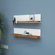 Vägghylla Hanah Home Shelf Vit Spånskiva 60x15x13 cm - Vägghyllor - 8684282413578 - 2