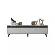 TV-bänk Hanah Home Century Vit Spånskiva 150x30x45 cm - TV-bänkar - 8683742102168 - 5