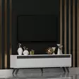 TV-bänk Hanah Home Century Vit Spånskiva 150x30x45 cm - TV-bänkar - 8683742102168 - 4