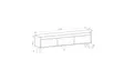 TV-bänk Hanah Home Century Vit Spånskiva 150x30x45 cm - TV-bänkar - 8683742102168 - 1