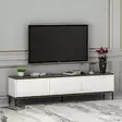 TV-bänk Hanah Home Imaj Vit Spånskiva 180x45,2x35 cm - TV-bänkar - 8684282041658 - 2
