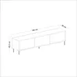TV-bänk Hanah Home Imaj Vit Spånskiva 180x45,2x35 cm - TV-bänkar - 8684282041658 - 10