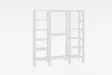 Garderob Hanah Home White Vit Spånskiva 161,4x180x33,6 cm - Garderober - 8683743676538 - 4