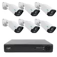 Videoövervakningspaket NVR PNI House IP716 och 6 kameror PNI IP125 med IP, 5MP - PNI produkter - 5949066529108 - 1