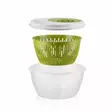 Sil Strainer Aberto Design Green Plast 25,6x25,6x14,2 cm - Köksredskap - 8684283519828 - 4