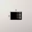 Glastavla Wallity Flerfärgad Glas 50x70 cm - Tavlor och ramar - 8683743269068 - 7