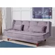 Bäddsoffa Atelier del Sofa Kelebek TKM04 Grå Tyg 190x85x90 cm - Bäddsoffor - 8682870916838 - 3