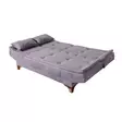 Bäddsoffa Atelier del Sofa Kelebek TKM04 Grå Tyg 190x85x90 cm - Bäddsoffor - 8682870916838 - 10