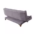 Bäddsoffa Atelier del Sofa Kelebek TKM04 Grå Tyg 190x85x90 cm - Bäddsoffor - 8682870916838 - 8
