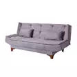 Bäddsoffa Atelier del Sofa Kelebek TKM04 Grå Tyg 190x85x90 cm - Bäddsoffor - 8682870916838 - 1