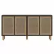 Konsolbord Hanah Home Le?la Valnöt Spånskiva 150x73x36 cm - Byråer och skåp - 8684283788118 - 1