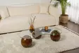Soffbord Hanah Home Sphere Valnöt Härdat Glas Polyuretan 120x30x70 cm - Soffbord - 8684283728688 - 2