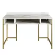 Skrivbord Hanah Home Tumata Guld Spånskiva 120x75x60 cm - Skrivbord - 8681875921298 - 1