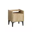 Sängbord Hanah Home Zeze Safir Ek Spånskiva 40x50x35 cm - Nattduksbord - 8683743850778 - 1