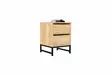 Sängbord Hanah Home Nehir Safir Svart Spånskiva 40x55x40 cm - Nattduksbord - 8683342851848 - 1