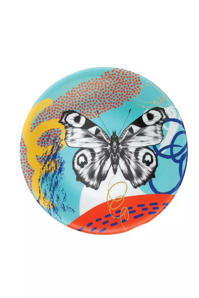 Frukostset Hermia Flerfärgad Porslin 18 Delar - Serveringsfat - 8683342110198 - 1